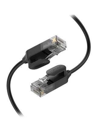 Ethernet Cable 10M High Speed 10Gbps CAT6a Ultra Slim LAN RJ45 Network Cord Gigabit Lead Compatible with PS5/PS4 Xbox One/Series WiFi Box Smart TV Modem Router Black - v1611580397/N43500172A_1