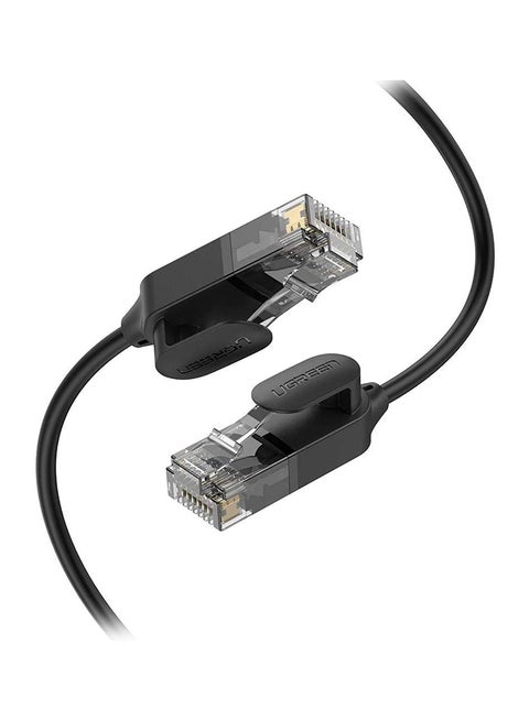 Ethernet Cable 10M High Speed 10Gbps CAT6a Ultra Slim LAN RJ45 Network Cord Gigabit Lead Compatible with PS5/PS4 Xbox One/Series WiFi Box Smart TV Modem Router Black