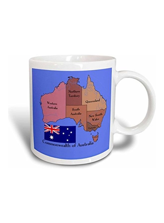 3Dروز قدح قهوة خزفي أبيض