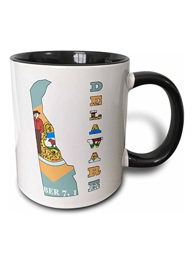 3Dروز مج قهوة بطبعة رسمة ثلاثية الأبعاد متعدد الألوان