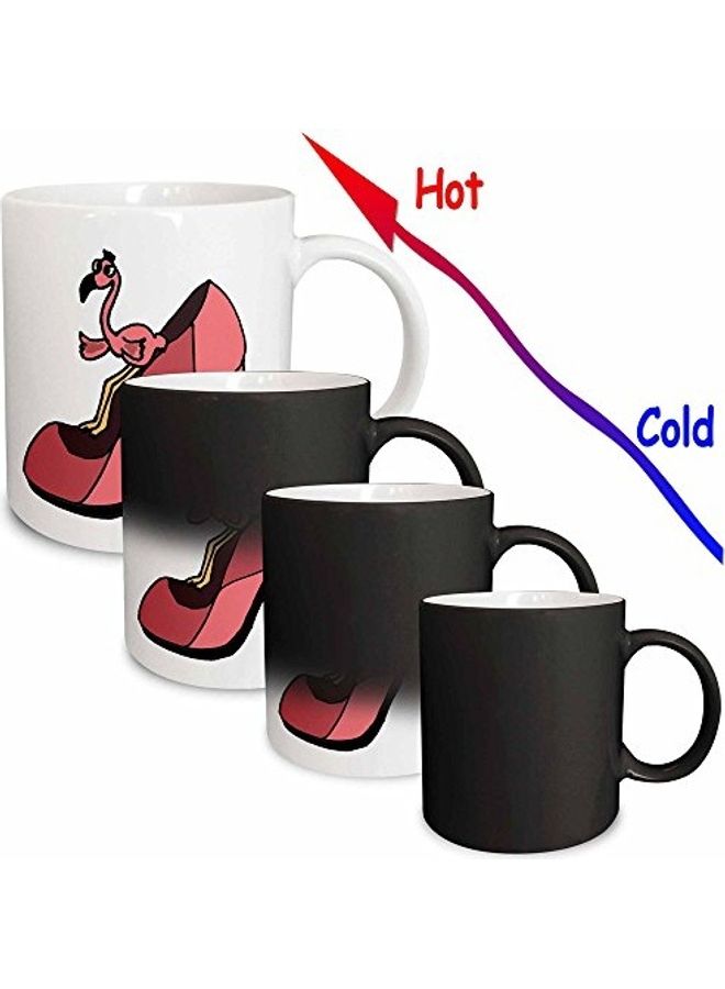 3DROSE High Heel Shoe Mug White/Pink - Image 3