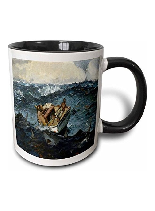 3Dروز قدح قهوة خزفي أسود