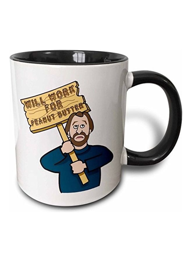 3Dروز مج قهوة بطبعة رسمة ثلاثية الأبعاد متعدد الألوان