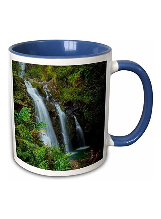 3DROSE Waikiki Waterfalls Photo Print Mug Multicolour