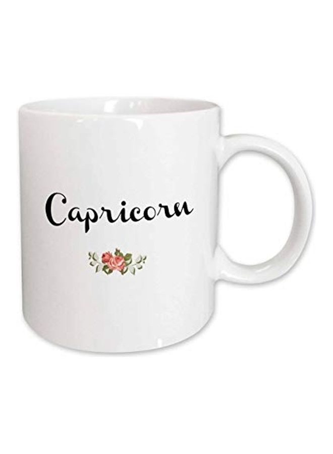 3Dروز White Ceramic Mug White