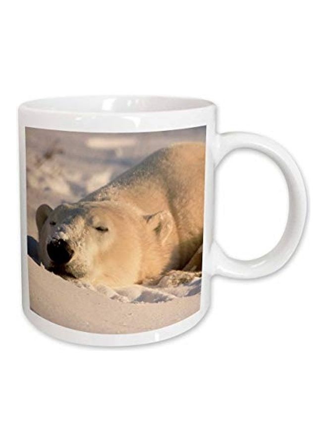 3Dروز مج من السيراميك بطبعة دببة قطبية متعدد الألوان - Image 1