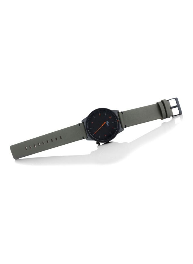 LACOSTE Men's Leather Analog Wrist Watch 2010991 - Image 3