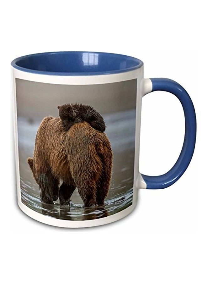 3Dروز مج من السيراميك بطبعة متعدد الألوان