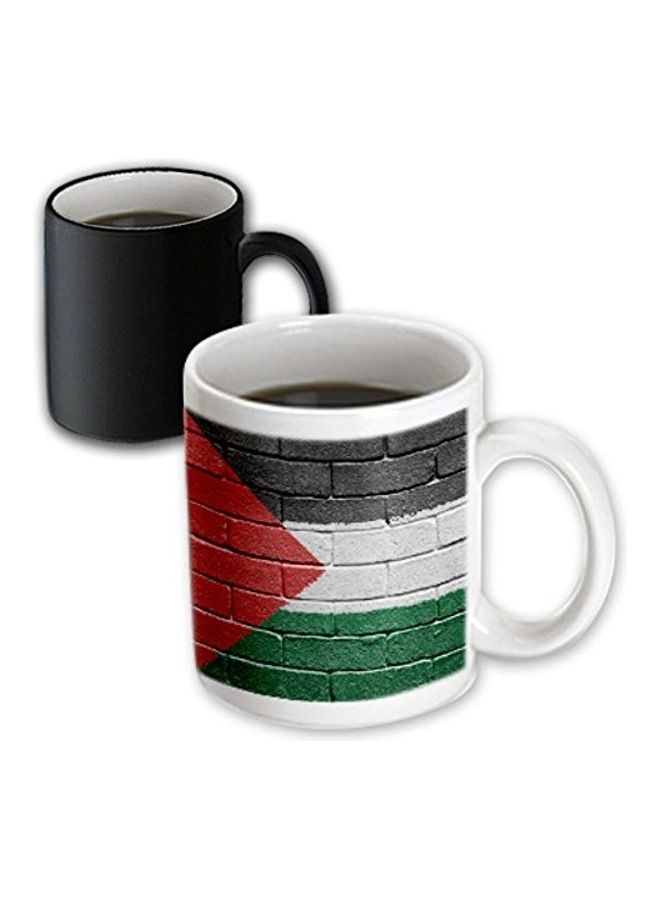 3DROSE Flag Of Palestine Printed Coffee Mug Multicolour - Image 3