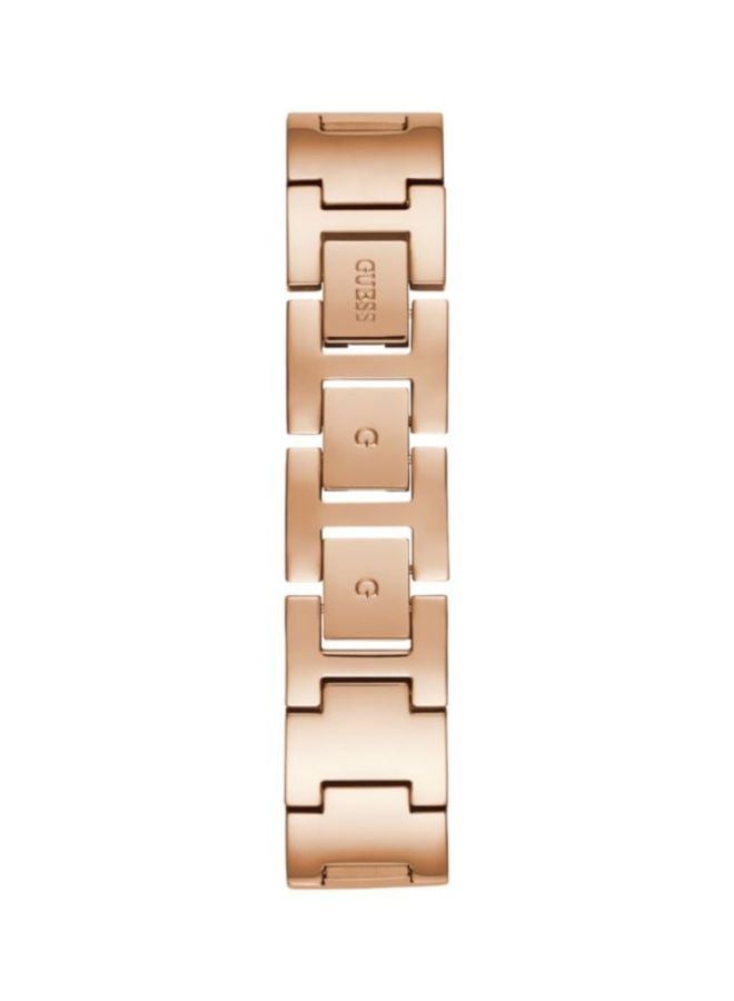 GUESS Women's Water Resistant Analog Watch W1279L3 - 37 mm - Rose Gold/Black - Image 2