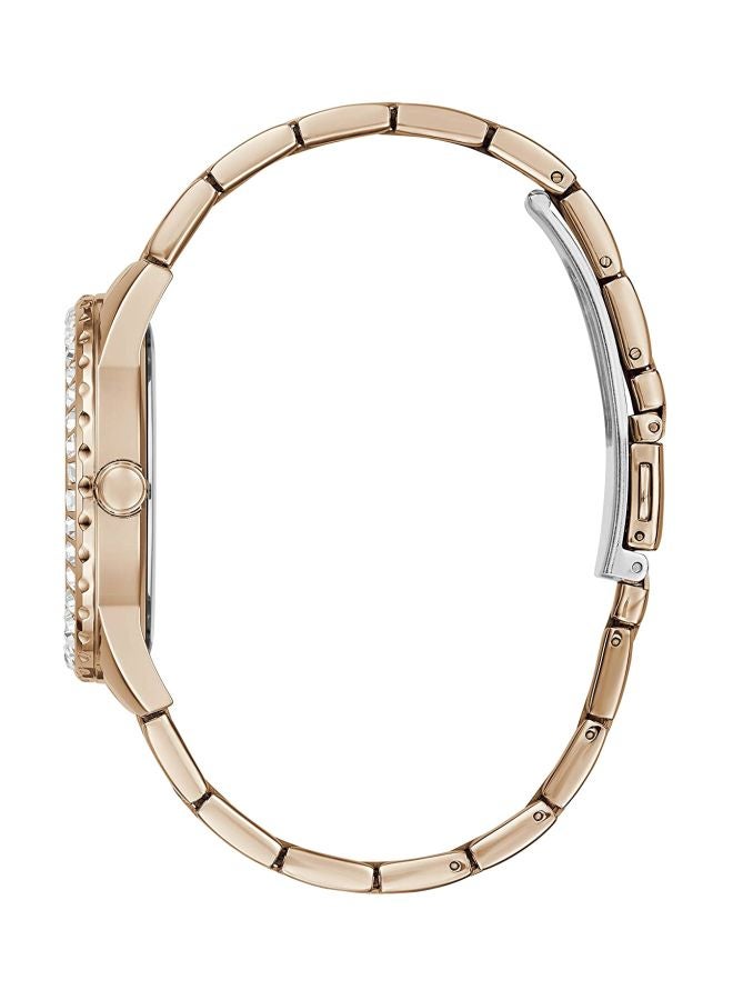 GUESS Women's Night Life Water Resistant Analog Watch GW0111L3 - 38 mm - Rose Gold  - Image 3
