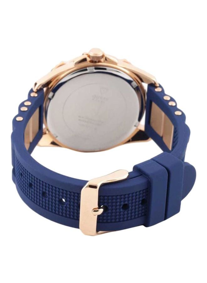 GUESS Women's Water Resistant Analog Watch W1234L4 - 42 mm - Blue/Gold - Image 2