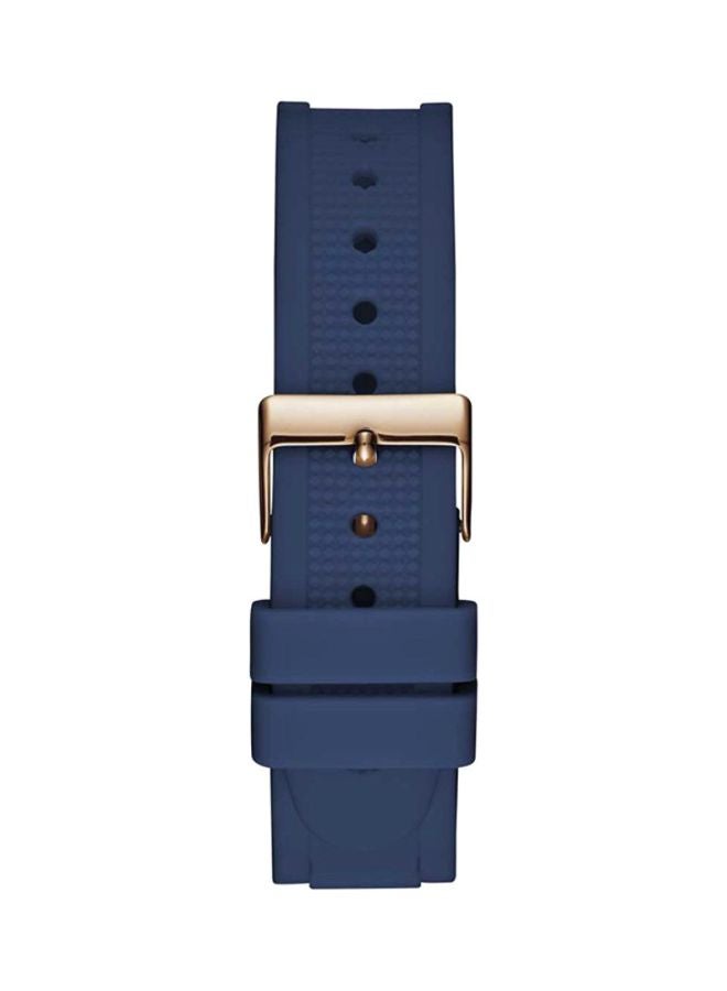 GUESS Women's Water Resistant Analog Watch W1234L4 - 42 mm - Blue/Gold - Image 5