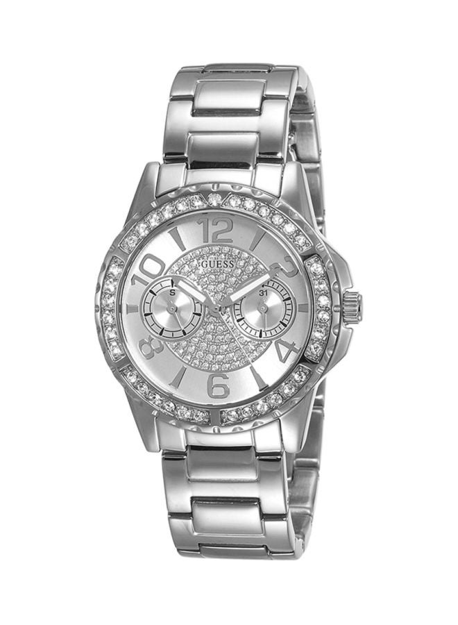 جس ساعة عقارب ساسي مقاومة للماء طراز W0705L1 للنساء - Image 1