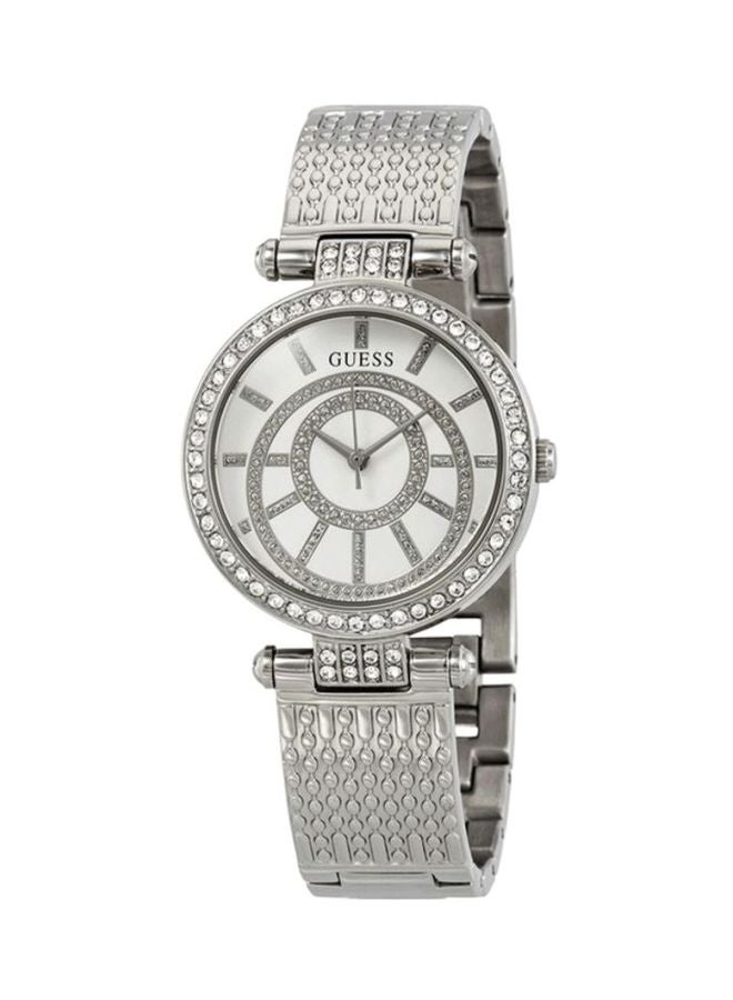 GUESS Women's Muse Water Resistant Analog Watch W1008L1 - 32 mm - Silver - Image 1