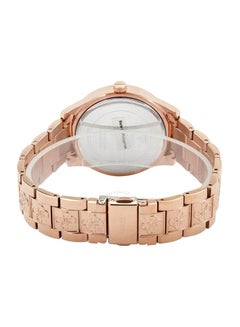 جس ساعة يد بعقارب مقاومة للماء طراز W1280L3 - 38 مم - ذهبي وردي للنساء  - Image 2