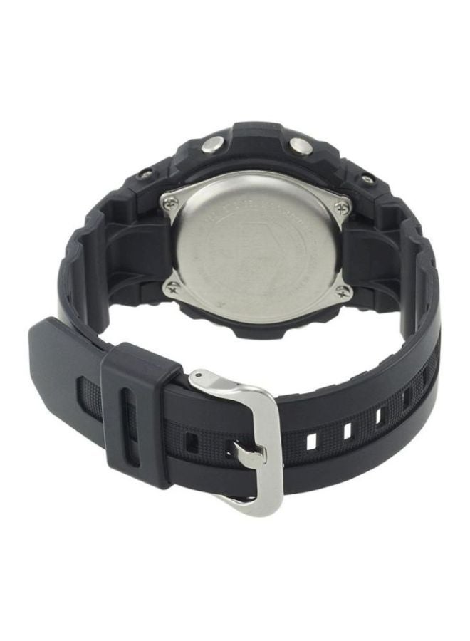 G-SHOCK - Men's Round Shape Resin Band Analog & Digital Wrist Watch 45 mm - Black - AW-590-1ADR - Image 1