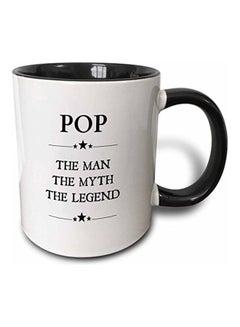 3DROSE Pop The Man The Myth The Legend Mug Multicolour 