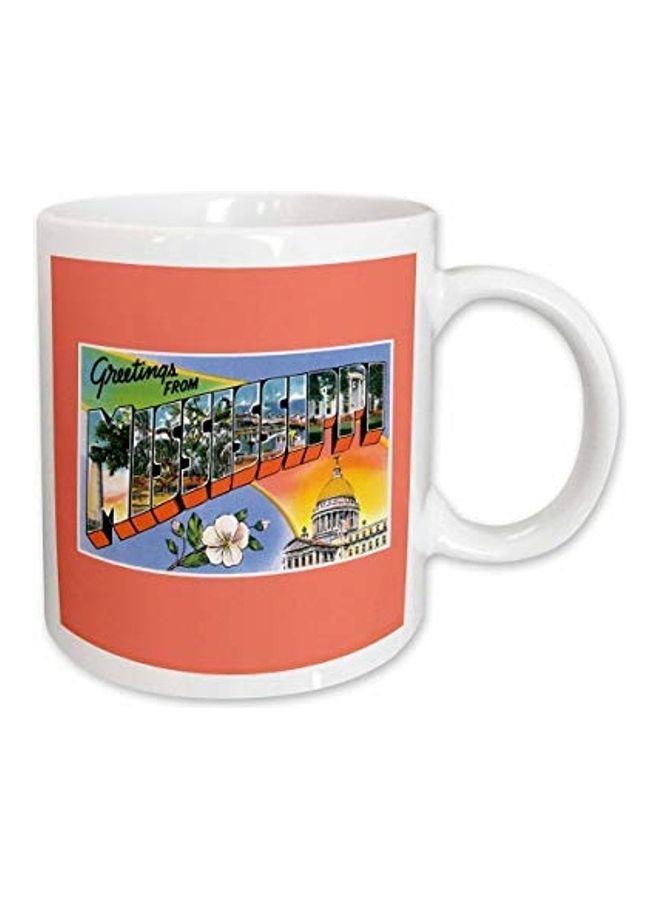 3DROSE Postcard Reproduction Ceramic Mug Multicolour - Image 1