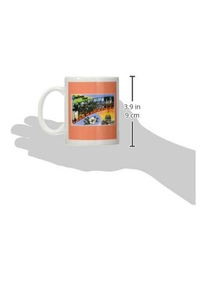 3DROSE Postcard Reproduction Ceramic Mug Multicolour - Image 2