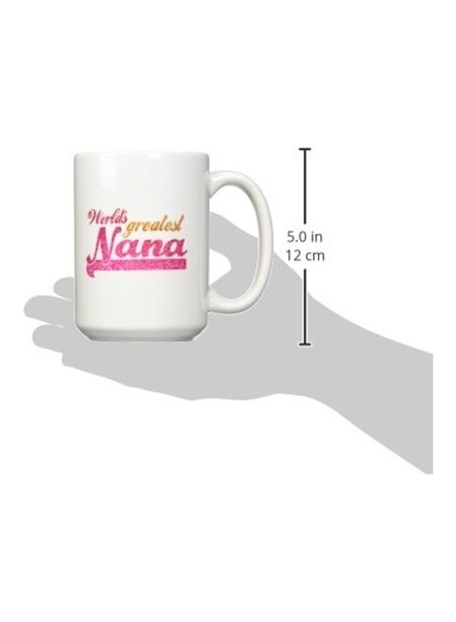 3DROSE Worlds Greatest Nana Ceramic Mug Multicolour - Image 2