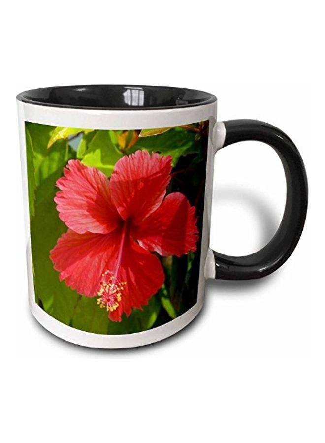 3Dروز مج من السيراميك أسود/ أبيض