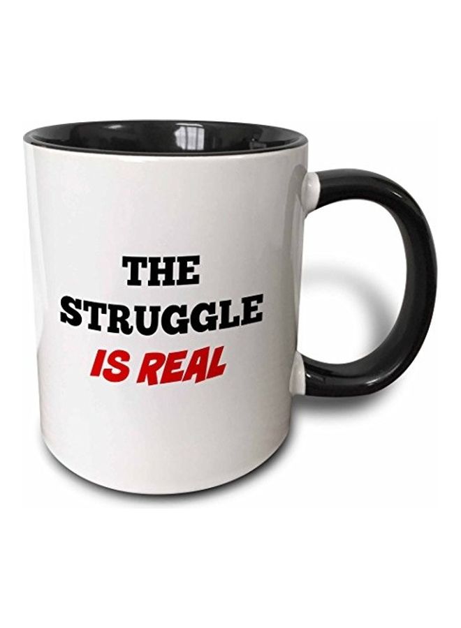 3DROSE The Struggle Is Real Mug Multicolour