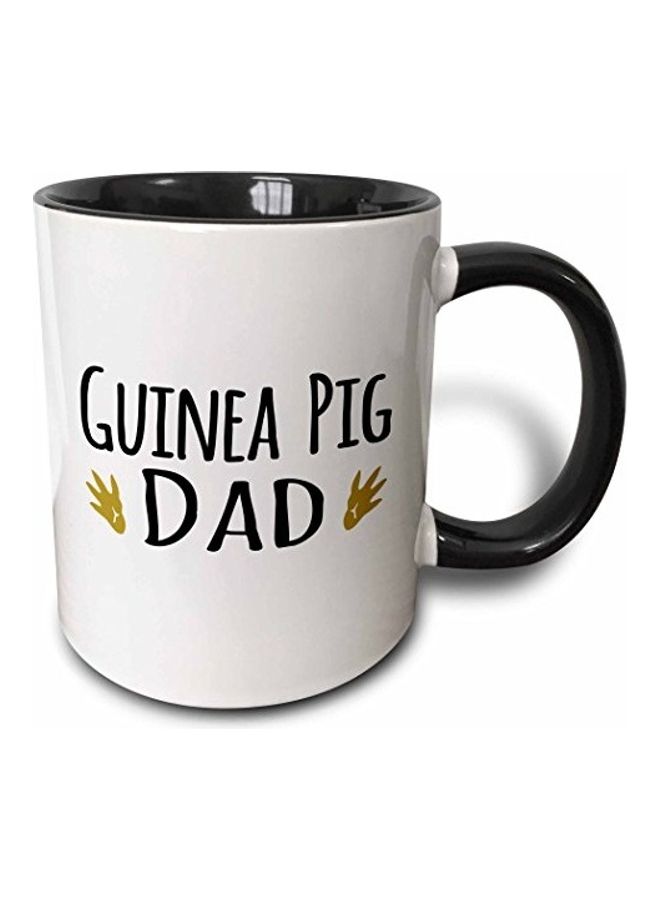 3DROSE Printed Ceramic Mug White/Black