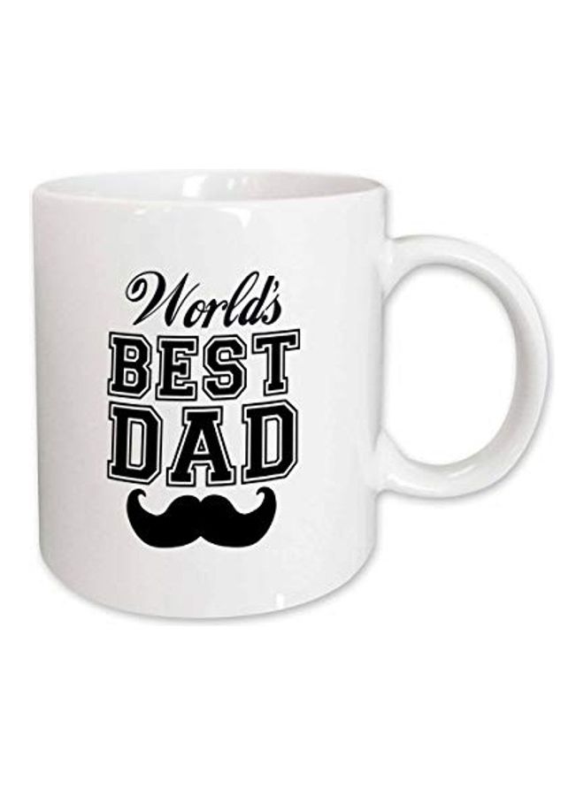 3Dروز مج من السيراميك بطبعة أبيض/ أسود - Image 1