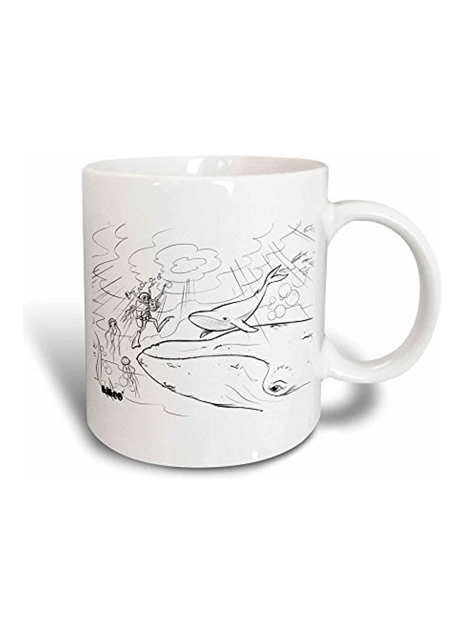 3DROSE Magic Transforming Mug White/Black - Image 1