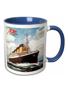 3DROSE Titanic Ship Printed Mug Multicolour 