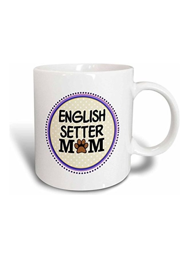 3DROSE Printed Ceramic Mug White - Image 1