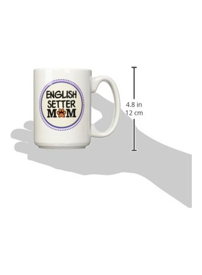 3DROSE Printed Ceramic Mug White - Image 2