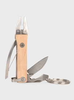 KIKKERLAND Multi-Used Key Ring Brown/Silver  - Image 2
