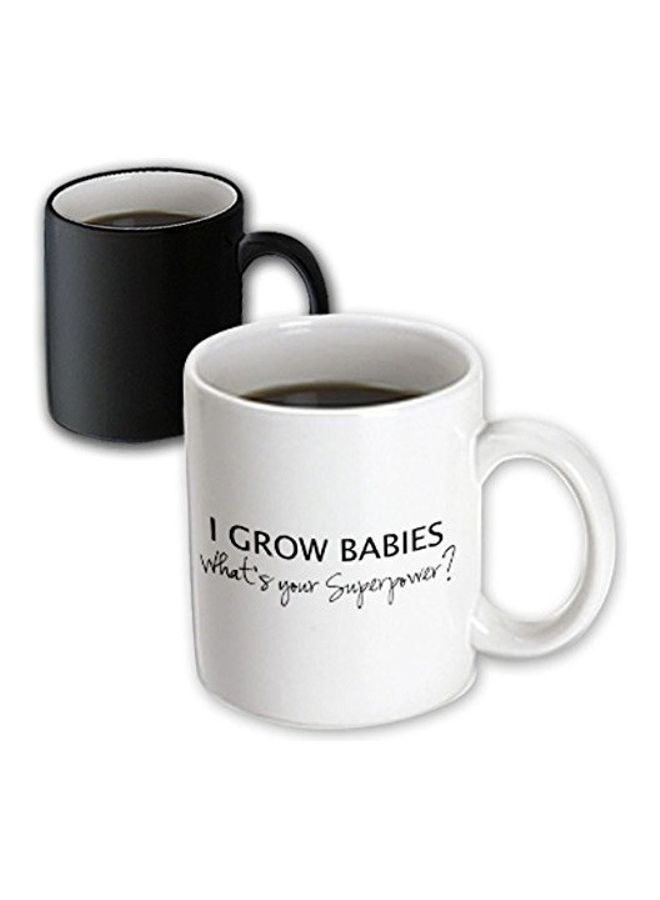 3DROSE I Grow Babies Mug Black/White - Image 3
