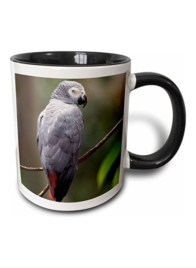 African Parrot Printed Mug Multicolour