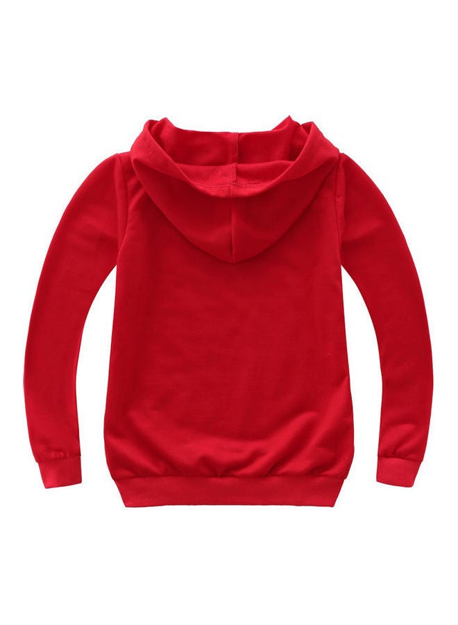 Generic - Spiderman Printed Hoodie Red - Image 1