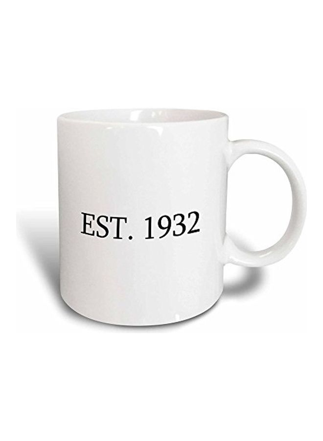 3DROSE Established in 1932 - Color Transforming Mug Black/White - Image 1