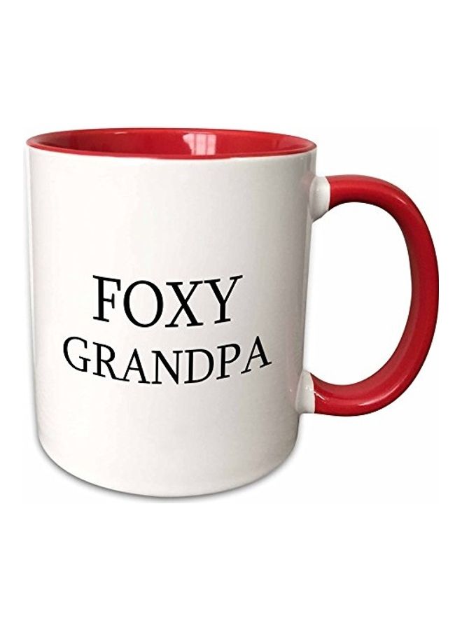 3Dروز مج مطبوع أسود/أحمر