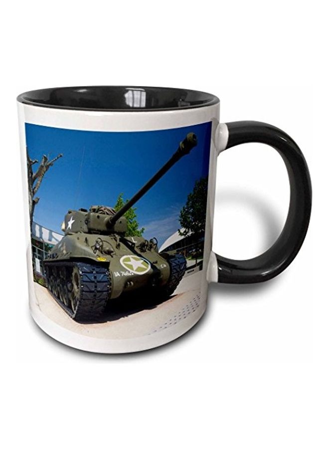 3Dروز مج من السيراميك بطبعة متعدد الألوان