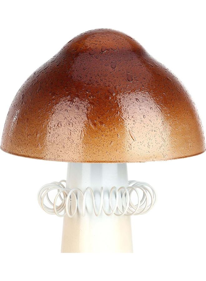 توراتس زينة للمنزل بتصميم رسومات كرتونية على شكل فطر البني/الأبيض - Image 3