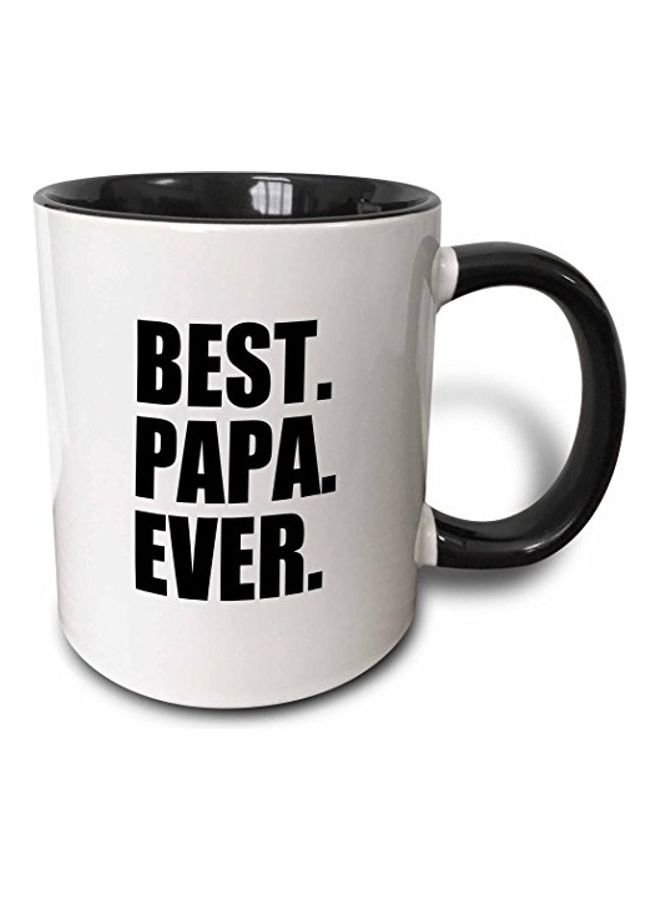3DROSE Best Papa Ever Mug Multicolour