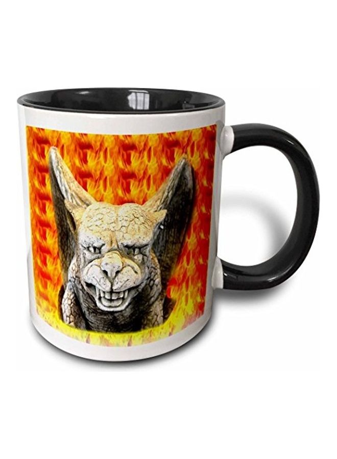 3DROSE Gargoyle Printed Coffee Mug Multicolour