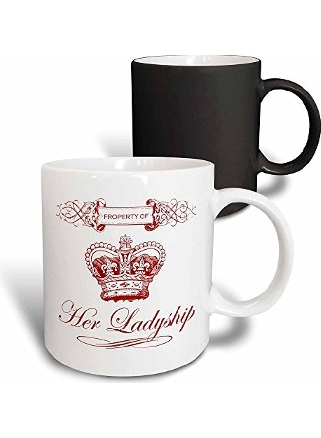 Ceramic Mug White/Black