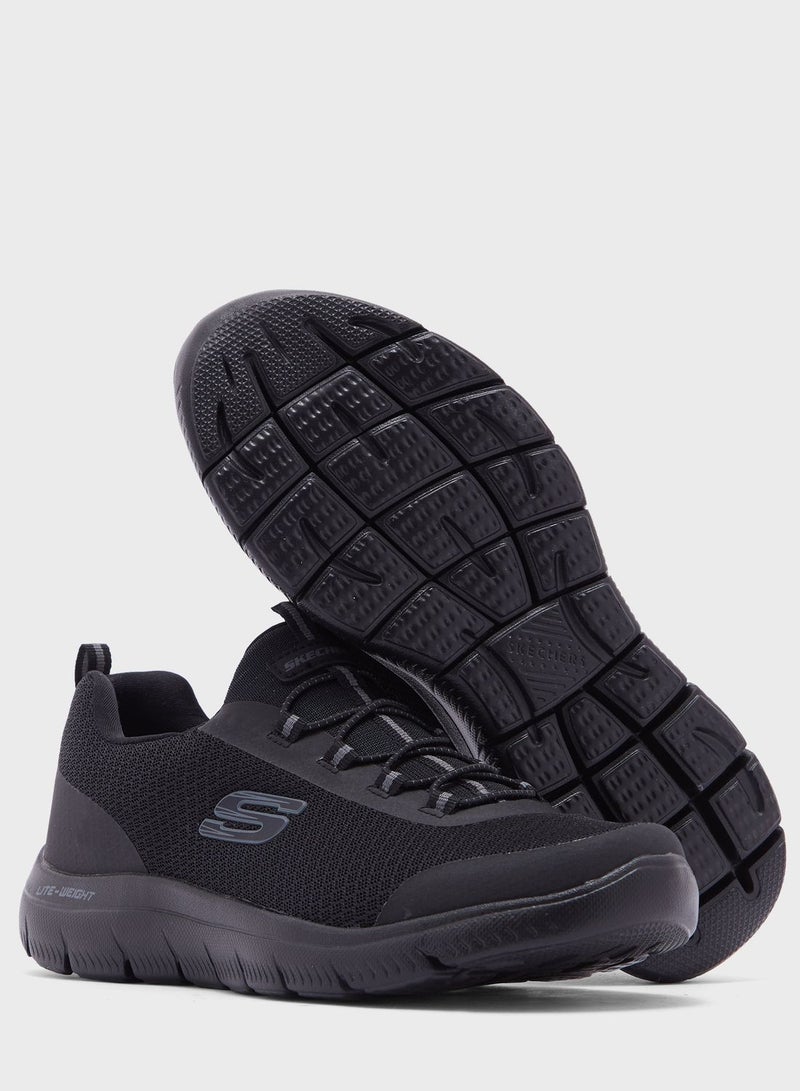 SKECHERS Summits Repinski Running Shoes Black  - Image 3