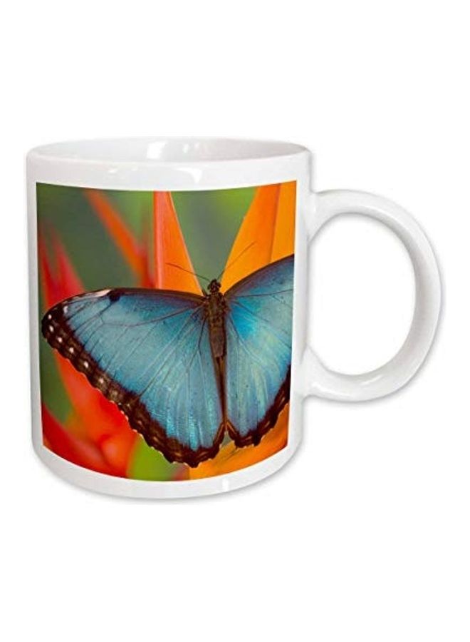 3DROSE Butterfly Printed Mug Multicolour - Image 1