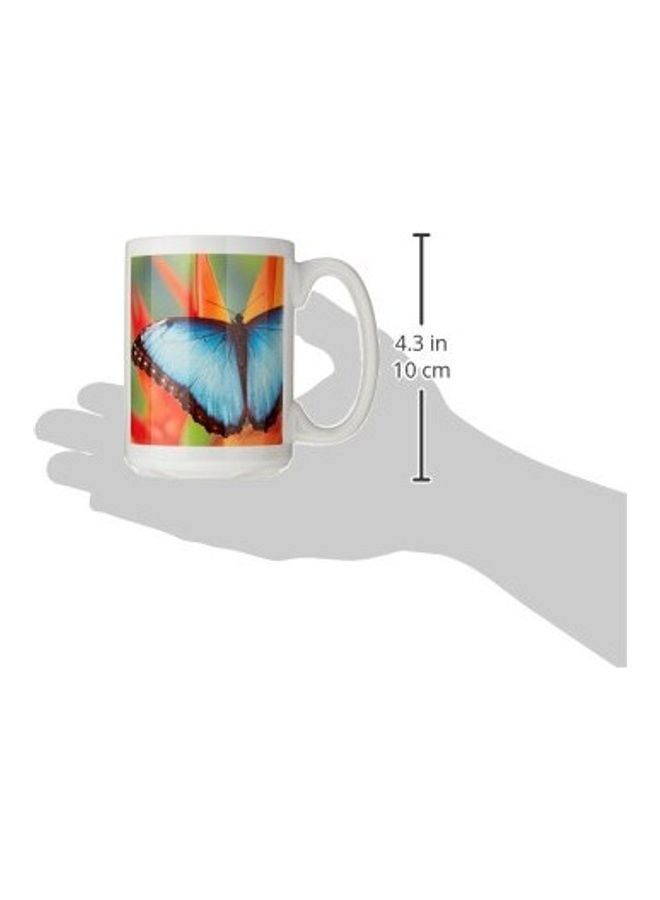 3DROSE Butterfly Printed Mug Multicolour - Image 2