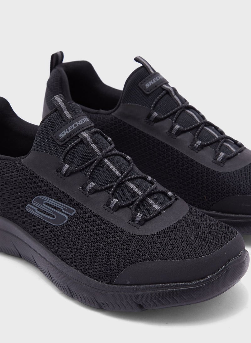 SKECHERS Summits Repinski Running Shoes Black  - Image 4