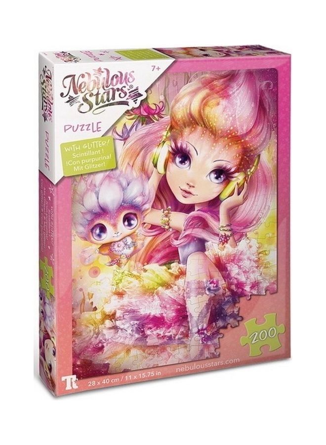 نيبولوس ستارز مجموعة أحجيات قطع تركيب لامعة من 200 قطعة