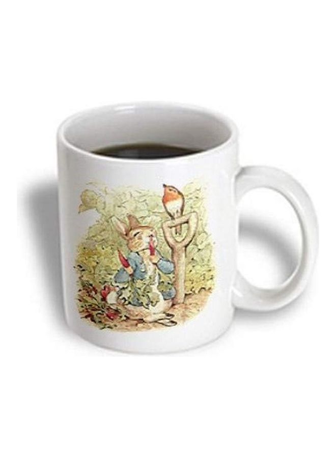 3Dروز مج بطبعة أرنب في الحديقة متعدد الألوان - Image 3